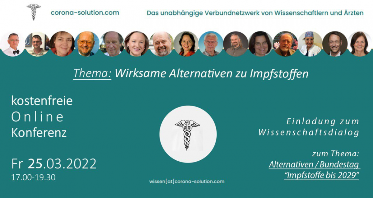 Neue Online-Konferenz am Freitag, 25. März 2022